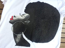 Afro Queen with  long neck Tshirt PAINTED 3D - QuorArtisticTshirts