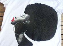 Afro Queen with  long neck Tshirt PAINTED 3D - QuorArtisticTshirts