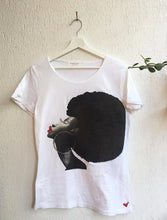 Afro Queen with  long neck Tshirt PAINTED 3D - QuorArtisticTshirts