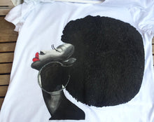 Afro Queen with  long neck Tshirt PAINTED 3D - QuorArtisticTshirts