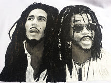 BOB MARLEY & PETER TOSH  T shirt  Painted - QuorArtisticTshirts