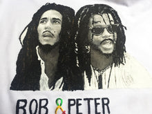 BOB MARLEY & PETER TOSH  T shirt  Painted - QuorArtisticTshirts