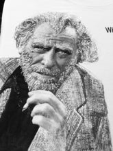 Bukowski Literary Artistic  T-shirt Painted 3D – ‘Walk Through the Fire’ Quote - QuorArtisticTshirts