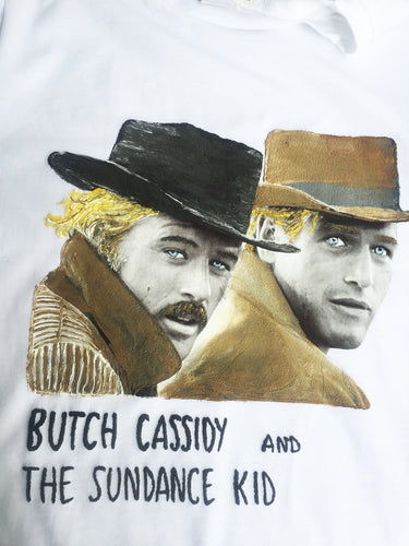 Butch Cassidy & The  Sundance Kid Paul Newman  Robert Redford T shirt - QuorArtisticTshirts
