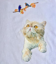 PETS Artistic T shirt Personalized Art on T-shirt Custom DOG or CAT   Tshirt Art To Wear - QuorArtisticTshirts