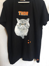 PETS Artistic T shirt Personalized Art on T-shirt Custom DOG or CAT   Tshirt Art To Wear - QuorArtisticTshirts