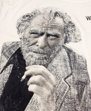 Bukowski Literary Artistic  T-shirt Painted 3D – ‘Walk Through the Fire’ Quote - QuorArtisticTshirts