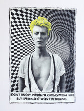 DAVID BOWIE Tribute T-shirt  - David Bowie Graphic Painted Tshirt - QuorArtisticTshirts