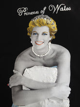 LADY DIANA Artistic T shirt  Princess of Wales Lady Di Tshirt  Painted - QuorArtisticTshirts