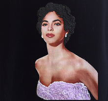 DOROTHY DANDRIDGE T-shirt  Purple Dress - Princess - QuorArtisticTshirts