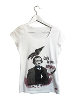 Edgar Allan Poe T shirt The Raven Nevermore  Gothic  Literary shirt - QuorArtisticTshirts
