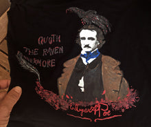 Edgar Allan Poe T shirt The Raven Nevermore  Gothic  Literary shirt - QuorArtisticTshirts