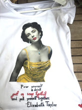 Elizabeth Taylor Painted 3D T-shirt – Hollywood Star & Humanitarian Art Tshirt - QuorArtisticTshirts