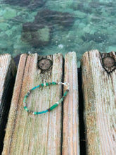 Sea Vibes Bracelet Emerald - Dainty Bracelet - May Birthstone Jewelry - Gift Green Gemstone Bracelet - Blue Apatite Unakite Nature lovers jewel - QuorArtisticTshirts