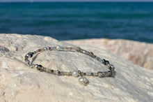 Labradorite Beaded Bracelet-  Dainty Bracelet - Positive vibes Bracelet - Earthy Energy Subtle Elegance jewel - QuorArtisticTshirts