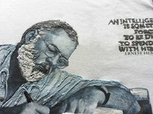 Ernest Hemingway T-shirt  Artistic Painted Papa Hemingway T shirt - QuorArtisticTshirts