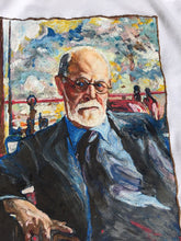 Sigmund Freud T-shirt Painted 3d Freud Tshirt - QuorArtisticTshirts
