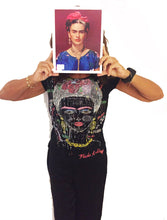 Frida Kahlo inspired Art  T shirt Painted 3d - QuorArtisticTshirts