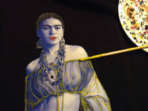 Frida Kahlo Boho Frida T-shirt PAINTED 3D Tshirt - QuorArtisticTshirts