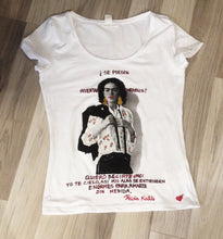 Frida Kahlo interprets Patti Smith T shirt PAINTED 3D Frida Portrait T-shirt - QuorArtisticTshirts