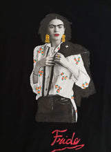 Frida Kahlo interprets Patti Smith T shirt PAINTED 3D Frida Portrait T-shirt - QuorArtisticTshirts