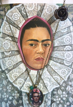 Frida Kahlo Jewel Necklace Bronzed Painting  Pendant jewelry  Glass Cabochon - QuorArtisticTshirts