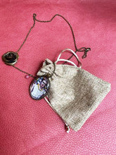 Frida Kahlo Portrait by Fab Ceraolo Necklace Frida Miniature Art  Jewel Painted Necklace Bronzed Painted  Jewel jewelry  Glass Cabochon - QuorArtisticTshirts