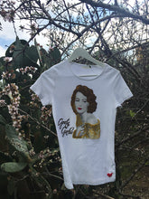 GRETA GARBO T-shirt The Divine Painted Timeless beauty Retro T shirt - QuorArtisticTshirts