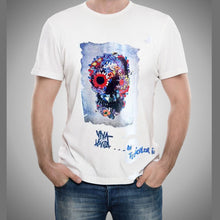 SUGAR SKULL  T shirt Painted 3d Calavera Mexicana Floral Skull - QuorArtisticTshirts
