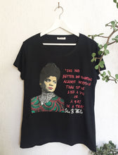 IDA B. WELLS-BARNETT  Artistic T-shirt - Iconic FEMINIST Women Tshirt- WOMEN RIGHTS  Painted T-shirt - Art to wear - QuorArtisticTshirts