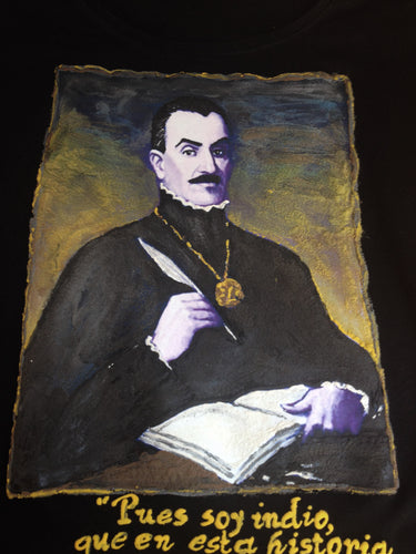 Inca Garcilaso de la Vega T-shirt Literary Tshirt Painted 3d - QuorArtisticTshirts