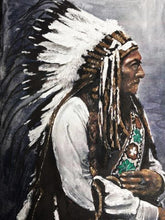 SITTING BULL LAKOTA CHIEF T-shirt Painted 3d Native Chief  T shirt  PAINTED 3D Mitakuye Oyasin  Lakota Sioux - QuorArtisticTshirts