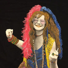 Janys Joplin Tshirt Sixties Artistic Painted T-shirt 60s Rock Icon T shirt - QuorArtisticTshirts