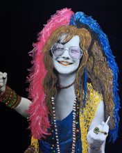 Janys Joplin Tshirt Sixties Artistic Painted T-shirt 60s Rock Icon T shirt - QuorArtisticTshirts