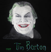 JACK NICHOLSON as JOKER Artistic T-shirt Painted ART TO WEAR - QuorArtisticTshirts