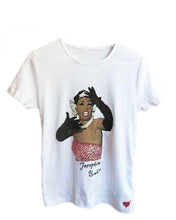 JOSEPHINE BAKER T-SHIRT painted 3d ART TO WEAR - QuorArtisticTshirts