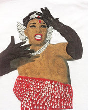 JOSEPHINE BAKER T-SHIRT painted 3d ART TO WEAR - QuorArtisticTshirts