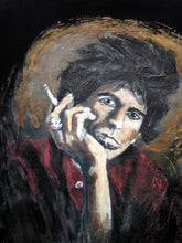 Keith Richards by Ronnie Wood  T-shirt PAINTED 3D - QuorArtisticTshirts