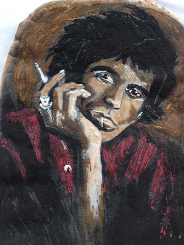 keith richards portrait by ronnie wood Art tshirt