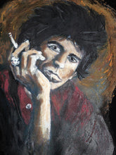 Keith Richards by Ronnie Wood  T-shirt PAINTED 3D - QuorArtisticTshirts