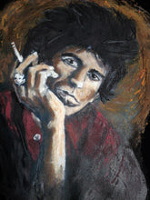Keith Richards by Ronnie Wood  T-shirt PAINTED 3D - QuorArtisticTshirts