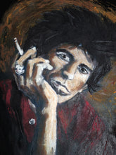 Keith Richards by Ronnie Wood  T-shirt PAINTED 3D - QuorArtisticTshirts