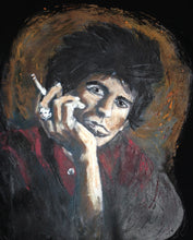 Keith Richards by Ronnie Wood  T-shirt PAINTED 3D - QuorArtisticTshirts