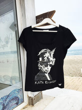 Keith Richards T-shirt  Voodoo Hat Painted 3d - QuorArtisticTshirts