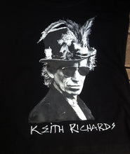 Keith Richards T-shirt  Voodoo Hat Painted 3d - QuorArtisticTshirts