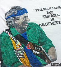 Keith Richards T-shirt PAINTED 3d  Keef Rock - QuorArtisticTshirts