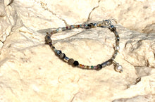 Labradorite Beaded Bracelet-  Dainty Bracelet - Positive vibes Bracelet - Earthy Energy Subtle Elegance jewel - QuorArtisticTshirts