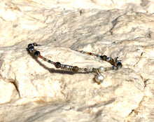 Labradorite Beaded Bracelet-  Dainty Bracelet - Positive vibes Bracelet - Earthy Energy Subtle Elegance jewel - QuorArtisticTshirts