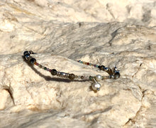 Labradorite Beaded Bracelet-  Dainty Bracelet - Positive vibes Bracelet - Earthy Energy Subtle Elegance jewel - QuorArtisticTshirts