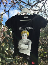 LADY DIANA Artistic T shirt  Princess of Wales Lady Di Tshirt  Painted - QuorArtisticTshirts
